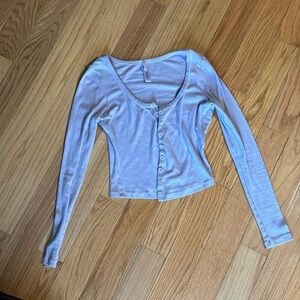 Small lavender skims cardigan